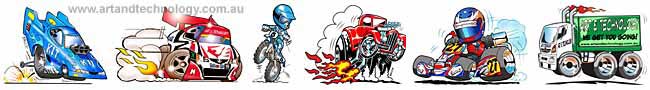 Car Cartoon Car Caricatures, Logos, Cartoons and Business Graphics