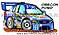 Car Cartoon Orrcon Ford V8 Supercar