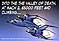 SR-71 Blackbird Aircraft Caricature