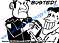 Car Cartoon Hot Rodder Busted!  hot rod cartoon