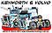 Car Cartoon Kenworth, Volvo Trucks & Trucker