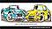 Car Cartoon Loving Sports Cars Caricature Design