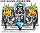 Car Cartoon Vector based front engined top fuel dragster caricature