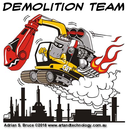 Demolition Team Shirt Design