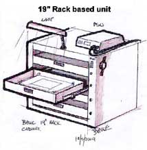 Concept Sketch Electrophoresis Device